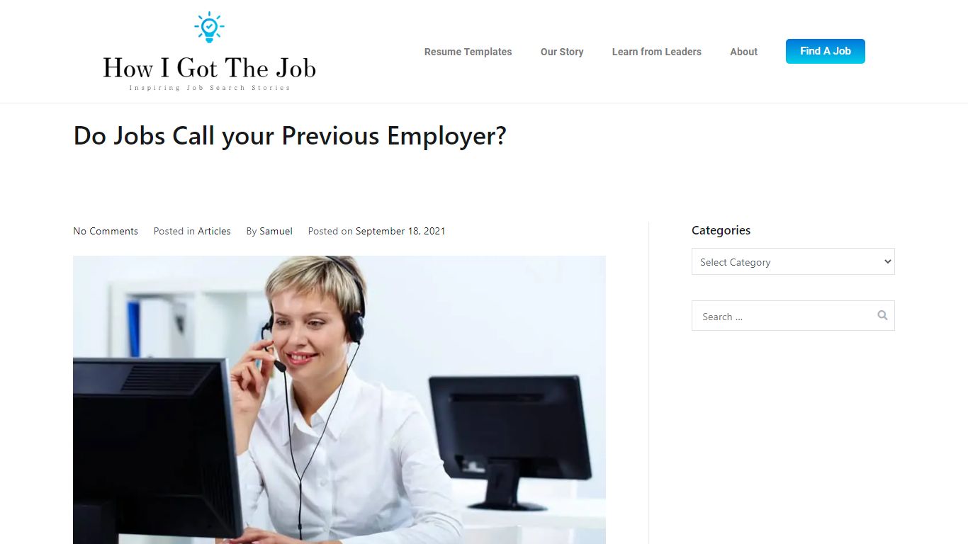 Do Jobs Call your Previous Employer? - How I Got The Job